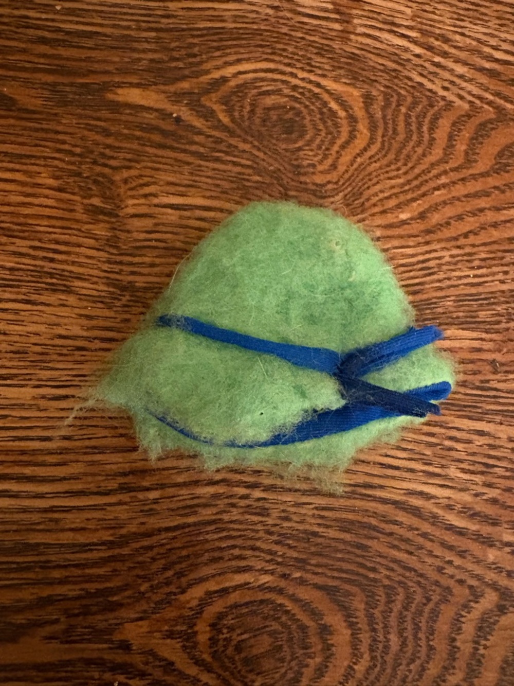 Vintage BARBIE Doll Now Knit #1452 Green Hat 1970'S  Blue Ribbon